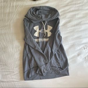 Gray under armor hoodie